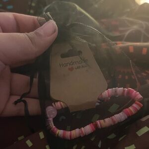 Chic Pink Handmade Bracelet